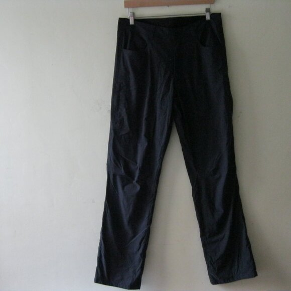 Orvis Men’s Fleece Lined Pants Water Repellent Stretch zip pockets Black 32X34 - Picture 1 of 13